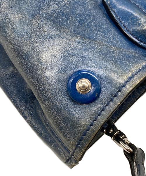 MIU MIU（ミュウミュウ）MIU MIU (ミュウミュウ) 2WAYバッグ ブルー サイズ:下記参照の古着・服飾アイテム