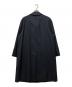Burberry's (バーバリー) PRESTIGE COLLECTION ウール✕シルク チェックステンカラーコート ネイビー サイズ:94-175-6：20000円
