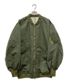 R'IAM-Plage（リアムプラージュ）の古着「RIAM MA1 ブルゾン」｜グリーン