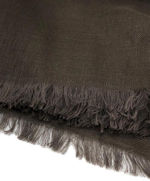 DEUXIEME CLASSE（ドゥーズィエム クラス）Deuxieme Classe (ドゥーズィエム クラス) リネンカシミヤストール ブラウン サイズ:下記参照 未使用品の古着・服飾アイテム