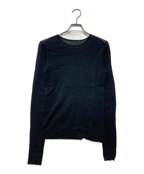 Plage（プラージュ）Plage (プラージュ) Mesh Sheer ロンT ブラック サイズ:下記参照の古着・服飾アイテム
