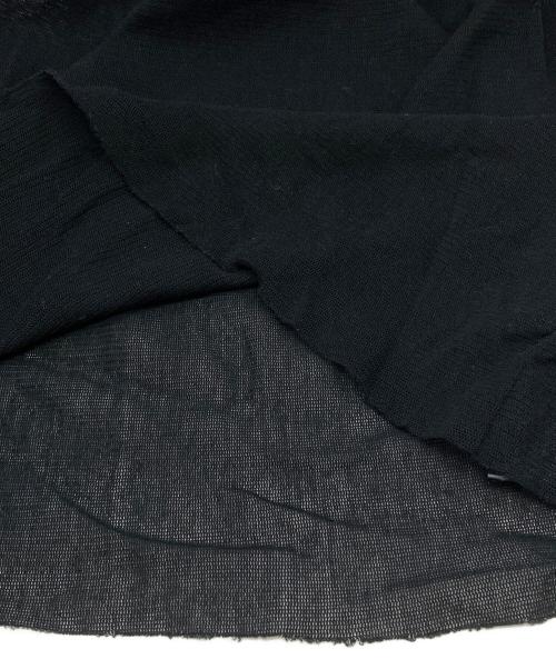 Plage（プラージュ）Plage (プラージュ) Mesh Sheer ロンT ブラック サイズ:下記参照の古着・服飾アイテム