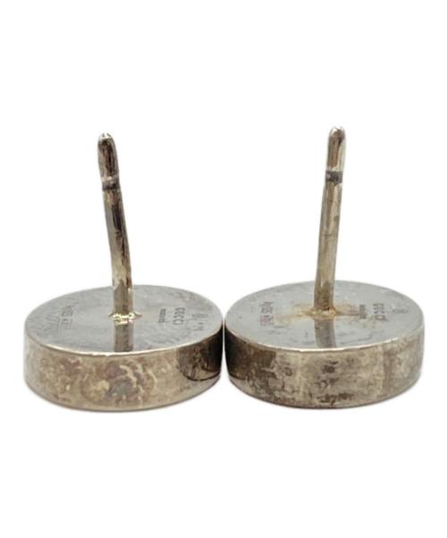 GUCCI（グッチ）GUCCI (グッチ) インターロッキングG エナメルピアス ブルー×シルバー サイズ:下記参照の古着・服飾アイテム