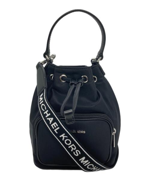 MICHAEL KORS（マイケル・コース）MICHAEL KORS (マイケル・コース) スモールバケットクロスボディ 2WAYバッグ ブラック サイズ:下記参照の古着・服飾アイテム
