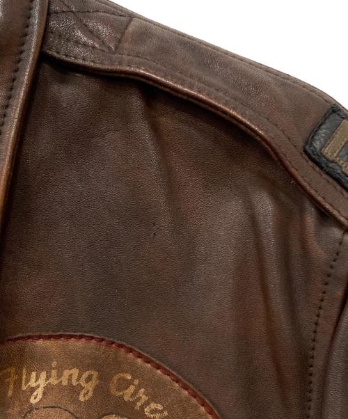 AVIREX（アヴィレックス）AVIREX (アヴィレックス) A-2フライトジャケット ブラウン サイズ:40の古着・服飾アイテム