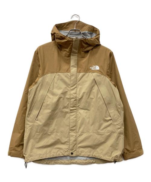 THE NORTH FACE（ザ ノース フェイス）THE NORTH FACE (ザ ノース フェイス) DOT SHOT JACKET ブラウン×ベージュ サイズ:Lの古着・服飾アイテム