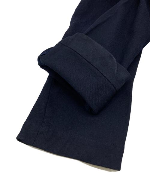 COMME des GARCONS COMME des GARCONS（コムデギャルソン コムデギャルソン）COMME des GARCONS COMME des GARCONS (コムデギャルソン コムデギャルソン) ポリ縮絨 丸襟コート ネイビー サイズ:Sの古着・服飾アイテム