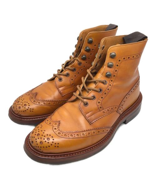 Tricker's（トリッカーズ）Tricker's (トリッカーズ) モールトン カントリーブーツ ブラウン サイズ:7 1/2の古着・服飾アイテム