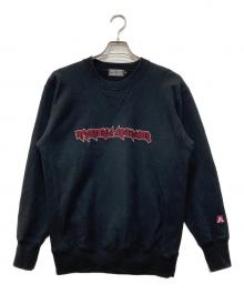 Hysteric Glamour（ヒステリックグラマー）の古着「MAIDEN LOGO刺繍 スウェット」｜ブラック