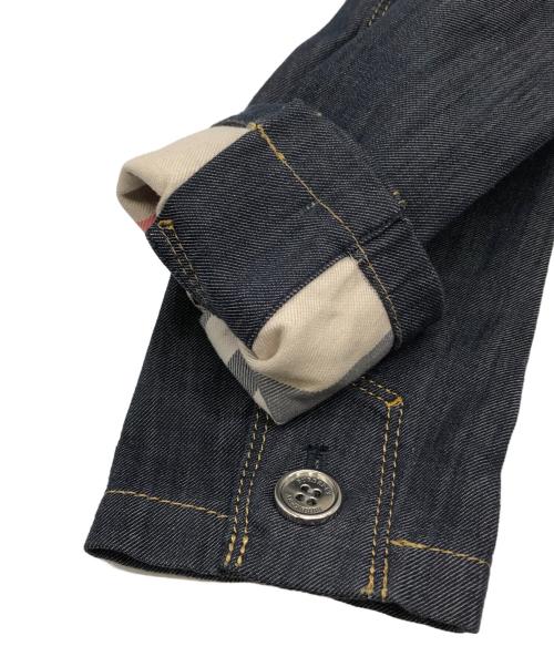 BURBERRY LONDON（バーバリーロンドン）BURBERRY LONDON (バーバリーロンドン) デニムジャケット ネイビー サイズ:38の古着・服飾アイテム