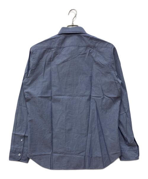 MACKINTOSH LONDON（マッキントッシュ ロンドン）MACKINTOSH LONDON (マッキントッシュ ロンドン) ジャガード レギュラーカラーシャツ ネイビー サイズ:42 未使用品の古着・服飾アイテム
