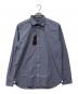 MACKINTOSH LONDON（マッキントッシュ ロンドン）の古着「ジャガード レギュラーカラーシャツ」｜ネイビー