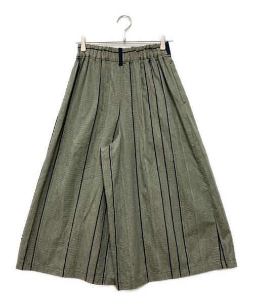 Pal'las Palace（パラスパレス）PAL'LAS PALACE (パラスパレス) 矢鱈縞柄パンツ グレー サイズ:3の古着・服飾アイテム