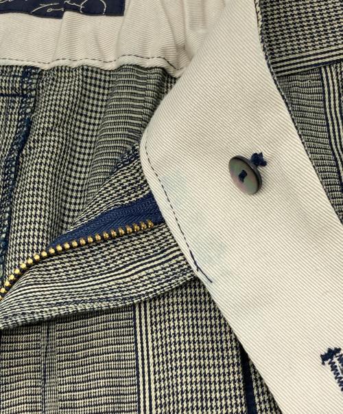 Pal'las Palace（パラスパレス）PAL'LAS PALACE (パラスパレス) 矢鱈縞柄パンツ グレー サイズ:3の古着・服飾アイテム