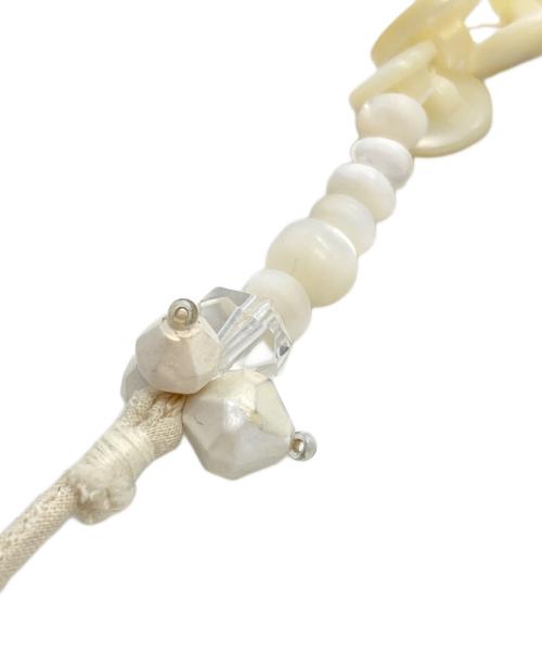 45R（フォーティファイブ・アール）45R (フォーティファイブ・アール) シェルビーズチョーカー ベージュ サイズ:下記参照の古着・服飾アイテム