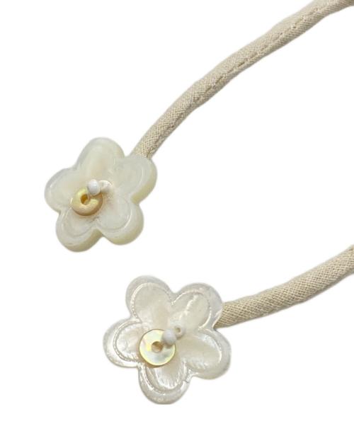 45R（フォーティファイブ・アール）45R (フォーティファイブ・アール) シェルビーズチョーカー ベージュ サイズ:下記参照の古着・服飾アイテム