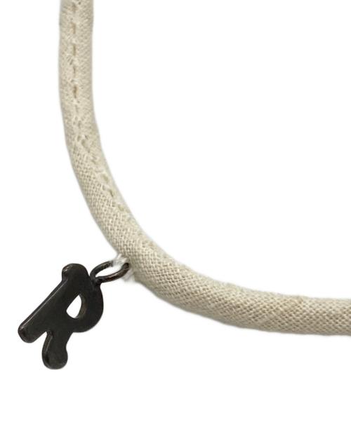 45R（フォーティファイブ・アール）45R (フォーティファイブ・アール) シェルビーズチョーカー ベージュ サイズ:下記参照の古着・服飾アイテム