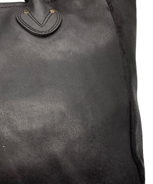 vasco（ヴァスコ）vasco (ヴァスコ) ラフアウトスクエアトート ブラック サイズ:下記参照の古着・服飾アイテム