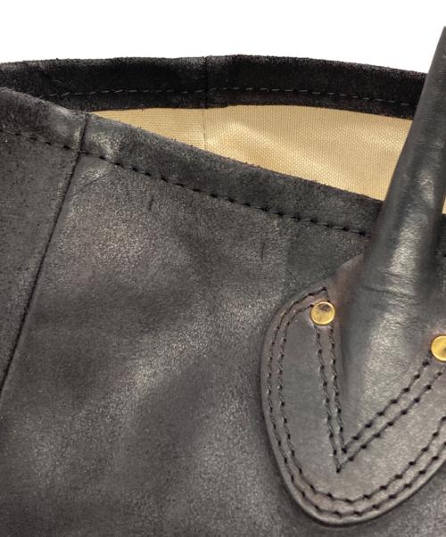 vasco（ヴァスコ）vasco (ヴァスコ) ラフアウトスクエアトート ブラック サイズ:下記参照の古着・服飾アイテム