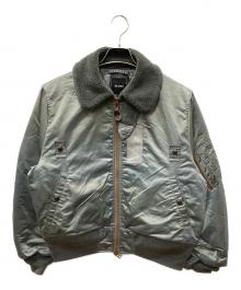 BEAMS（ビームス）の古着「ワイドショートフィット B-15タイプ フライトジャケット」｜カーキ