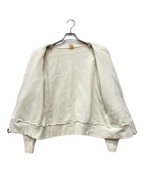 Dude Ranch（デュードランチ）Dude Ranch (デュードランチ) ジップスウェット ホワイト サイズ:Lの古着・服飾アイテム