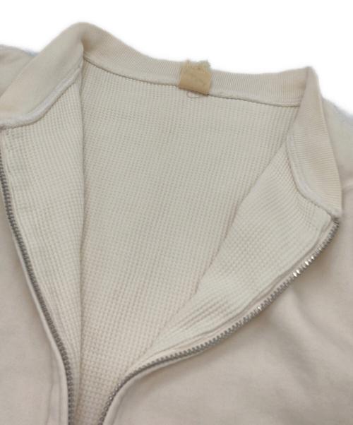 Dude Ranch（デュードランチ）Dude Ranch (デュードランチ) ジップスウェット ホワイト サイズ:Lの古着・服飾アイテム