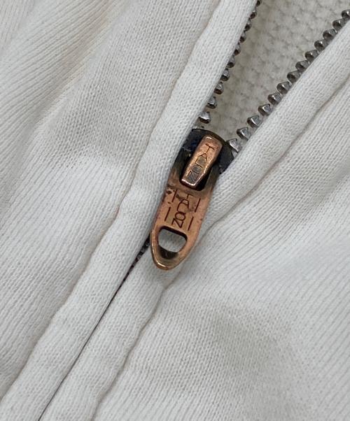 Dude Ranch（デュードランチ）Dude Ranch (デュードランチ) ジップスウェット ホワイト サイズ:Lの古着・服飾アイテム