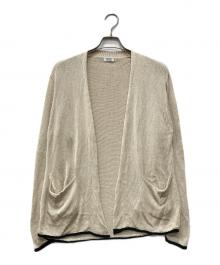 MAATEE&SONS（マーティーアンドサンズ）の古着「NO/B CARDIGAN」｜ベージュ