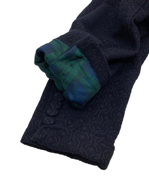 Engineered Garments（エンジニアド ガーメンツ）Engineered Garments (エンジニアド ガーメンツ) エンボス加工1Bジャケット ネイビー サイズ:XSの古着・服飾アイテム