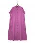 HYKE（ハイク）の古着「MAXI SHIRT DRESS」｜ピンク