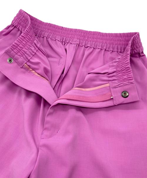 HYKE（ハイク）HYKE (ハイク) STRETCH TAPERED PANTS ピンク サイズ:2 未使用品の古着・服飾アイテム