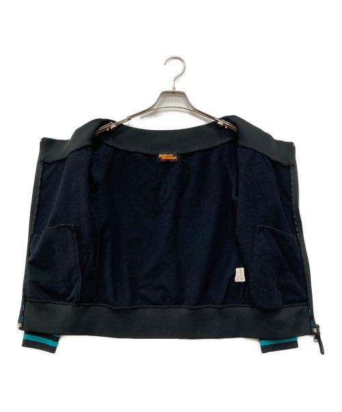 Hysteric Glamour（ヒステリックグラマー）Hysteric Glamour (ヒステリックグラマー) トラックジャケット ブラック×ブルー サイズ:FREEの古着・服飾アイテム