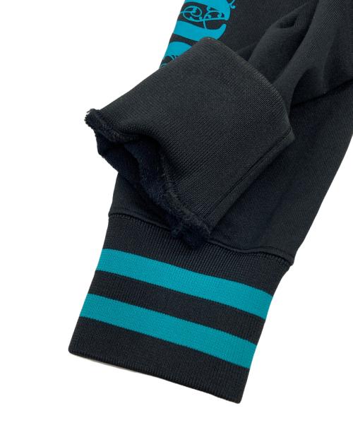 Hysteric Glamour（ヒステリックグラマー）Hysteric Glamour (ヒステリックグラマー) トラックジャケット ブラック×ブルー サイズ:FREEの古着・服飾アイテム