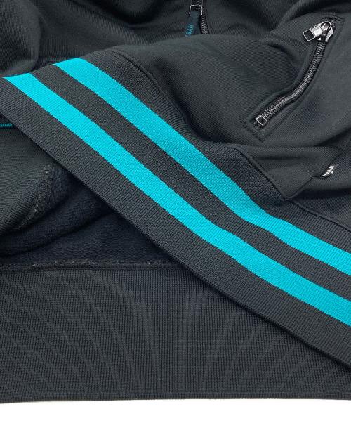 Hysteric Glamour（ヒステリックグラマー）Hysteric Glamour (ヒステリックグラマー) トラックジャケット ブラック×ブルー サイズ:FREEの古着・服飾アイテム