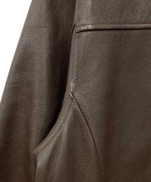 ST JOHN'S BAY（セントジョンズベイ）ST JOHN'S BAY (セントジョンズベイ) レザースイングトップ ブラウン サイズ:Lの古着・服飾アイテム