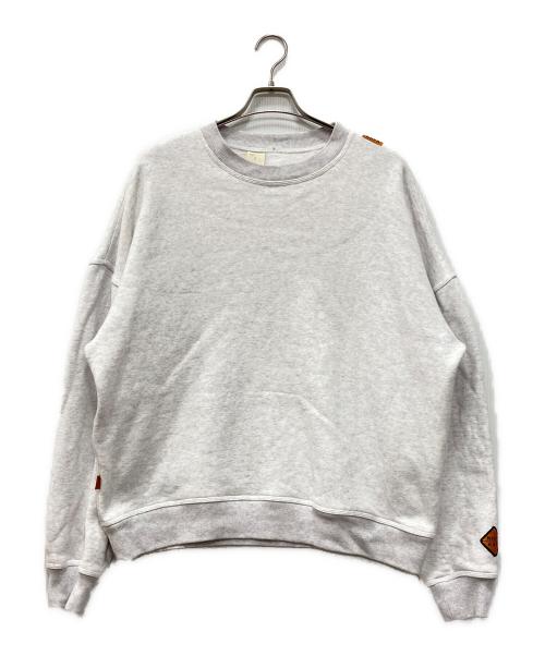 N.HOOLYWOOD（エヌ ハリウッド）N.HOOLYWOOD (エヌ ハリウッド) CREW NECK SWEATSHIRT グレー サイズ:38の古着・服飾アイテム