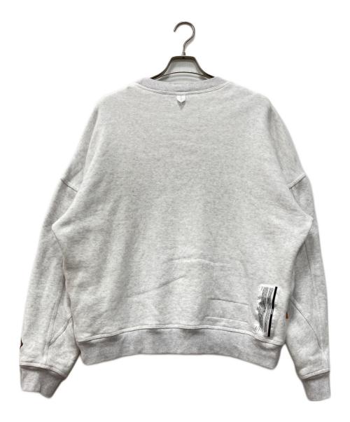N.HOOLYWOOD（エヌ ハリウッド）N.HOOLYWOOD (エヌ ハリウッド) CREW NECK SWEATSHIRT グレー サイズ:38の古着・服飾アイテム