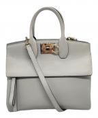 Salvatore Ferragamoサルヴァトーレ フェラガモ）の古着「ガンチーニ スタジオバッグ」｜ホワイト