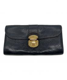 LOUIS VUITTON（ルイ ヴィトン）の古着「マヒナ ポルトフォイユ・イリス」｜ブラック