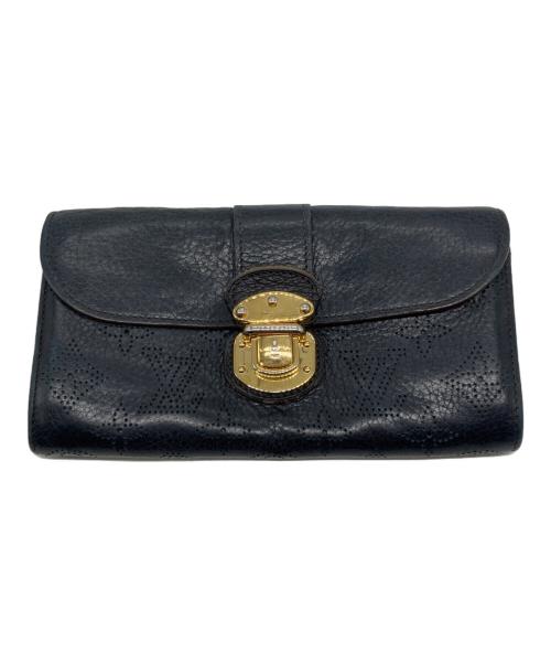 LOUIS VUITTON（ルイ ヴィトン）LOUIS VUITTON (ルイ ヴィトン) マヒナ ポルトフォイユ・イリス ブラック サイズ:下記参照の古着・服飾アイテム