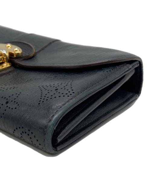 LOUIS VUITTON（ルイ ヴィトン）LOUIS VUITTON (ルイ ヴィトン) マヒナ ポルトフォイユ・イリス ブラック サイズ:下記参照の古着・服飾アイテム