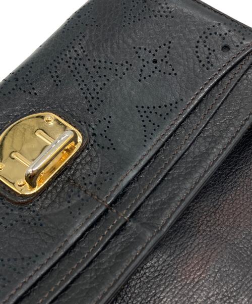 LOUIS VUITTON（ルイ ヴィトン）LOUIS VUITTON (ルイ ヴィトン) マヒナ ポルトフォイユ・イリス ブラック サイズ:下記参照の古着・服飾アイテム