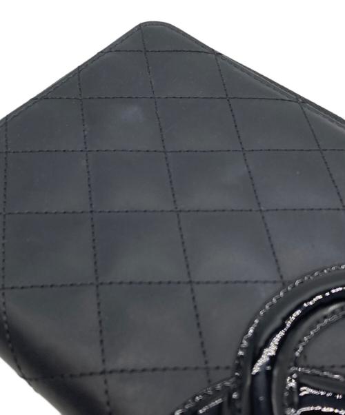 CHANEL（シャネル）CHANEL (シャネル) ラウンドファスナーウォレット ブラック サイズ:下記参照の古着・服飾アイテム