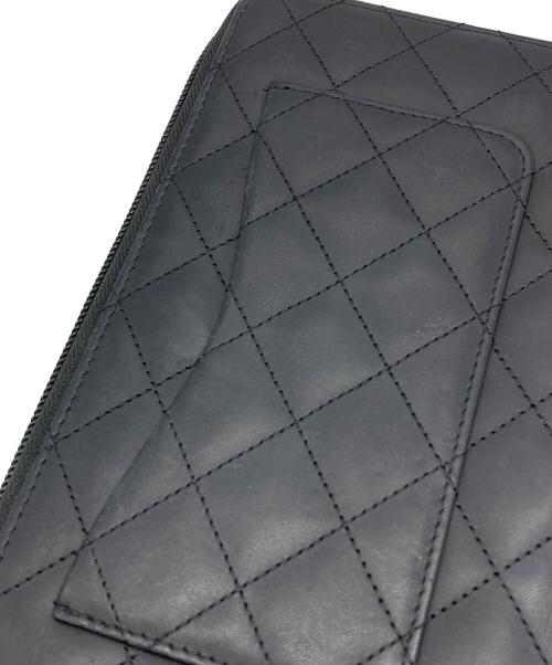 CHANEL（シャネル）CHANEL (シャネル) ラウンドファスナーウォレット ブラック サイズ:下記参照の古着・服飾アイテム