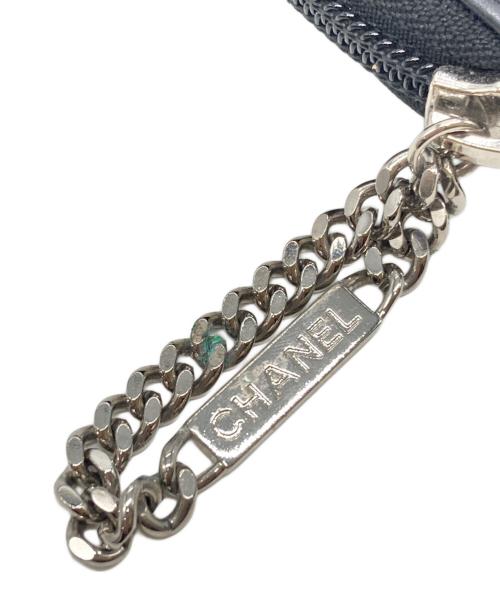 CHANEL（シャネル）CHANEL (シャネル) ラウンドファスナーウォレット ブラック サイズ:下記参照の古着・服飾アイテム