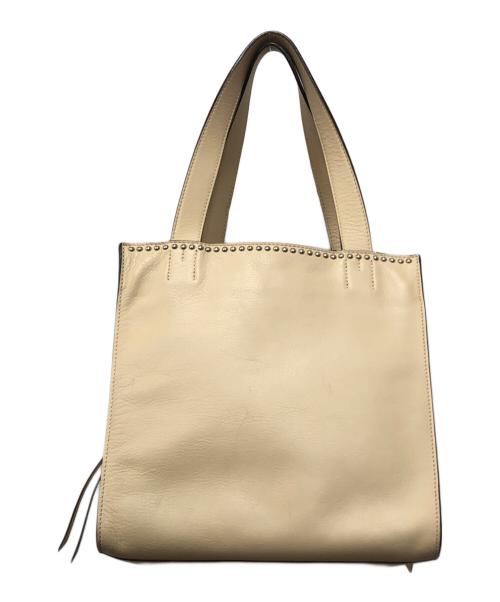 J&M DAVIDSON（ジェイ＆エム デヴィッドソン）J&M DAVIDSON (ジェイ＆エム デヴィッドソン) BELL スタッズトートバッグ ベージュ サイズ:下記参照の古着・服飾アイテム