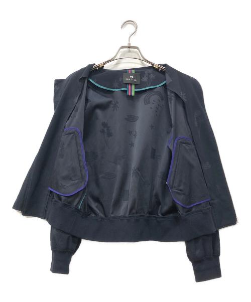 PS Paul Smith（ＰＳポールスミス）PS Paul Smith (PSポールスミス) ボンバージャケットブルゾン ブラック サイズ:40の古着・服飾アイテム