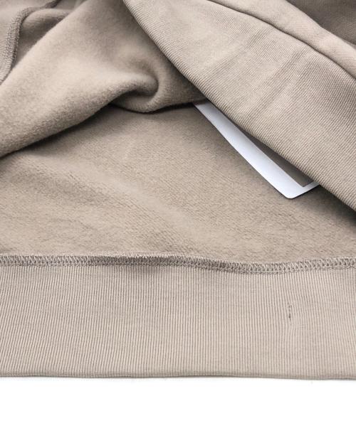 patou（パトゥ）Patou (パトゥ) フロントロゴ クロップド グログラン スウェットシャツ ベージュ サイズ:Sの古着・服飾アイテム