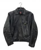 CUIRS LONDONキュイーロンドン）の古着「レザージャケット」｜ブラック