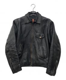 CUIRS LONDON（キュイーロンドン）の古着「レザージャケット」｜ブラック